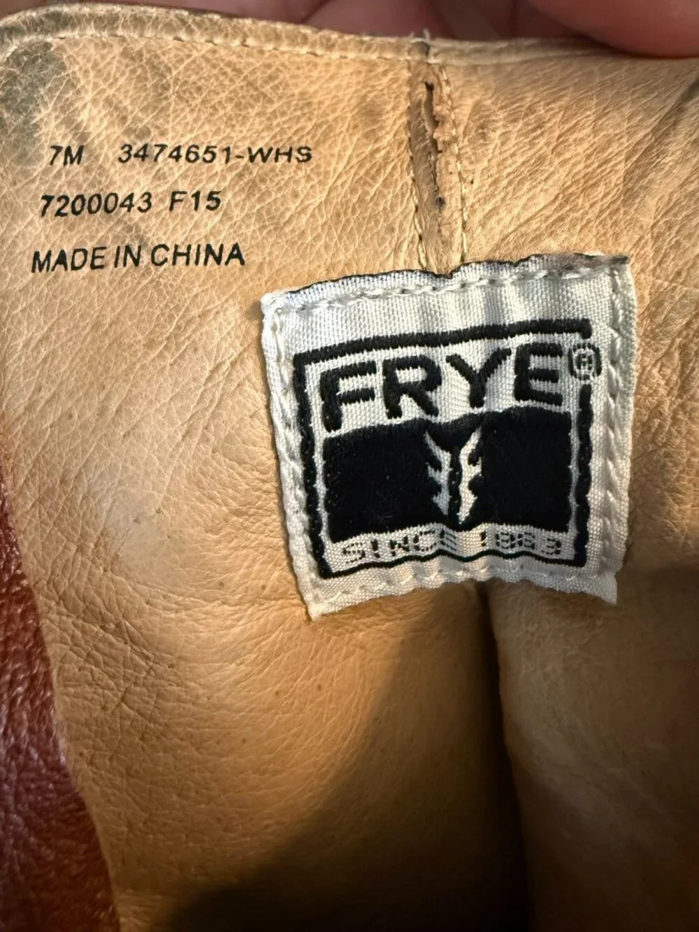 Frye women’s leather